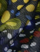 DESIGUAL Шал с принт Черен/Крем