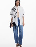 DESIGUAL Свободна риза с принт