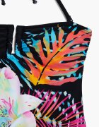 DESIGUAL Цял бански с флорален принт Многоцветен
