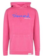 Diamond Supply Мъжка блуза lifestyle - розово - памук и полиестер -