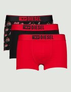Diesel Боксерки Damien 3 чифта Червен/Черен