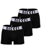 Diesel Боксерки Damien с лого на талията - 3 чифта Черен