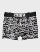 Diesel Боксерки Damien с монограм - 3 чифта Черен/Бял
