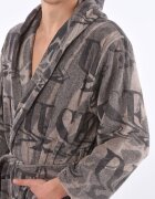 Diesel Халат унисекс Памук Сив Сив