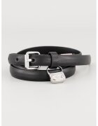 Diesel Кожен колан B-Charm с лого