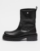Diesel Кожени боти Texan Черен