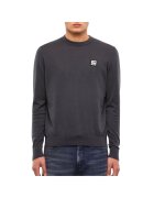 Diesel Мъжки пуловер - Памук - Сив - Сив