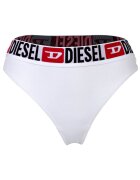 Diesel Танга с лого на талията - 3 чифта Черен/Бял/Аленочервен