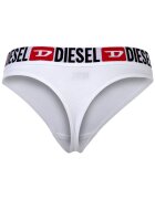 Diesel Танга с лого на талията - 3 чифта Черен/Бял/Аленочервен