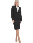 DiKa Pencil Tweed Skirt - Черен