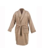 Dilios Халат за баня Havana Unisex 550 GSM 100% памук Zero Twist Бежов