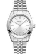DKNY Часовник Nolita Midi от неръждаема стомана Сребрист