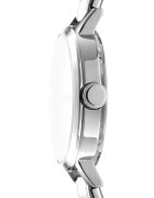 DKNY Часовник от неръждаема стомана с лого на циферблата Сребрист