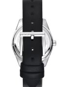 DKNY Часовник с кожена каишка Черен