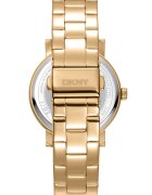 DKNY Часовник Soho от неръждаема стомана с лого Златист
