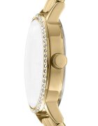 DKNY Часовник Soho от неръждаема стомана с лого Златист