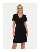 DKNY Дамска рокля - 304218774 - Памук/Полиестер - Черна