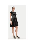 DKNY Дамска рокля DD4J8E21 - Вискоза/Найлон - Черна