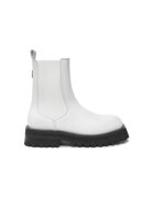 DKNY Дамски боти до глезена K3471540 - Естествена кожа - 37 EU - Бяло/Черно
