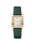 DKNY Дамски часовник DK1L007L0025 зелен златист 25.5x33.5мм екологична кожа