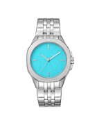 DKNY Дамски часовник DK1L012M0045 - стомана - 34мм - сив - кварцов механизъм - водоустойчивост 5 ATM