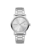 DKNY Дамски часовник DK1L036M0045 - стомана - 34 мм - сив - кварцов механизъм - водоустойчивост 5 АТМ