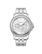 DKNY Дамски часовник DK1L064M0045 - стомана - 40 мм - сив - кварцов механизъм - водоустойчив на 5 ATM