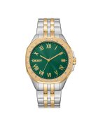 DKNY Дамски часовник модел DK1L011M0075 - стоманена каишка - 36мм - златист/сребрист - 5 ATM