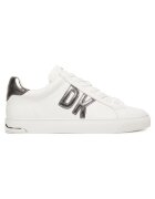 DKNY Дамски кецове естествена кожа - бели - ежедневен стил