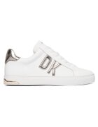 DKNY Дамски кецове - K3544167 - естествена кожа - бели
