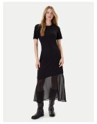 DKNY Ежедневна дамска рокля черна - фабрично качество