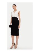 DKNY Кобми рокля DD4KWD80 от полиестер - Бял/Черен