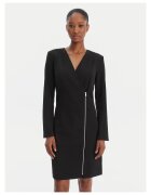 DKNY Коктейлна рокля - черна - полиестер - цип