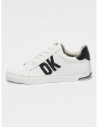 DKNY маратонки с кожени вложки Abeni - Бял/Избеляло черно