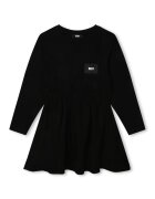 DKNY Рокля с памук и разкроен подгъв