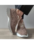 DOGATI Дамски Ежедневни Перфорирани Обувки 303 - Taupe