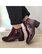 DOGATI Елегантни дамски боти 335 Burgundy Croco -