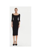 Dolce  Gabbana Дамска рокля - 305315557 - Вискоза/Полиестер - Черна