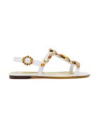Dolce  Gabbana Дамски сандали 305315786 - Естествена кожа - Бели