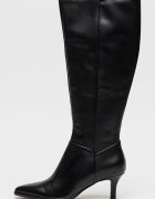 Dolce Vita Заострени кожени ботуши Aldy Черен