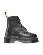 Dr Martens Дамски боти Sinclair - естествена кожа - черни