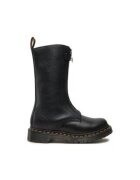 Dr Martens Дамски ботуши 1B99 с цип отпред - кожени - черни