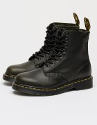 Dr. Martens Кожени боти 1460 Pascal с контрастни шевове Бледозелен