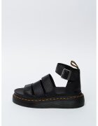 Dr Martens Кожени сандали с каишка на глезена Clarissa - черно/шафраново жълто - Черен/Шафраново жълто