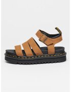 Dr Martens Сандали Blaire от набук с равна платформа
