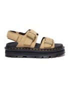 Dr Martens Велурени сандали ZebZag с равна платформа - Бежов