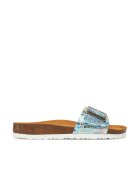 DrBrinkmann Дамски джапанки - 700674-55 - Екокожа - Син