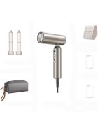 Dreame Сешоар и маша Pocket Pro - 1300W - Сгъваем дизайн - Изсушаване на къса коса за 40 секунди - 300 милиона отрицателни йони/см³ - 60 dB - 110 000 RPM мотор - 300 гр ...