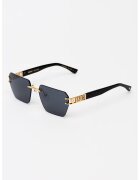 Dsquared2 Шестоъгълни слънчеви очила с плътен цвят - Златист/Черен