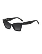 Dsquared2 Слънчеви очила Cat-Eye с градиента - Черен